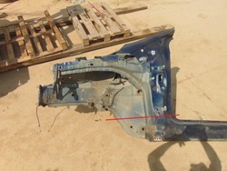 Чверть ліва лонжерон передня ford focus mk3 фото №1