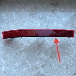 Skoda superb iii scout 15- отражатель бампера зад левый 3v9945105 фото №1