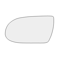 Szkło/lustro mercedes sl r230 2004-2008 2005 2006 фото №1