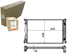 Behr hella радиаторов vw audi a6 3,0tdi quattro 04- фото №1