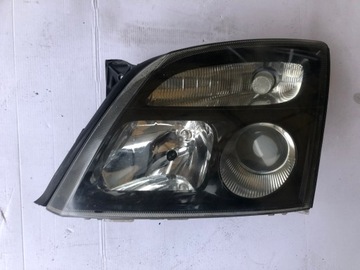 Лампа передняя левая opel vectra c signum фара левый gts чёрная фото №1