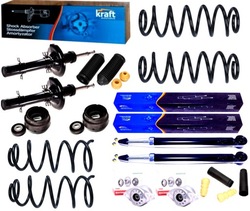 Амортизаторы пружины p + t vw golf iv bora skoda octavia i leon i audi a3 фото №1