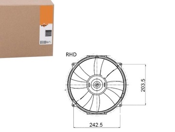 Вентилятор радіатор nrf 15001393 a00 318017 87059 фото №1
