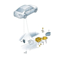Модуль заливка топлива правый-задний vw arteon oe: 3g8809857g фото №1