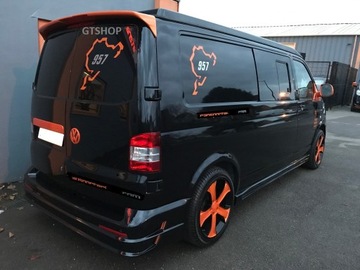 Vw t5 спойлер козырёк спойлер extrime na дверь gt shop фото №1