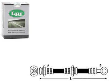 Шланг гальмівний t primera p11 96- l lpr фото №1