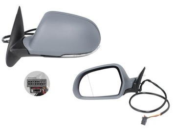 Дзеркало ліві електричні skoda octavia 2 08-13 фото №1