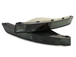 Vw passat b6 3c поворотники передние w бампер перед чёрные чёрный depo фото №1