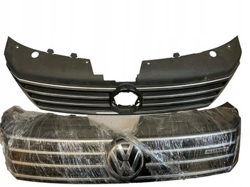 Vw passat b7 решітка радіатора решітка хром знак 3d0853601f 3aa853653 фото №1