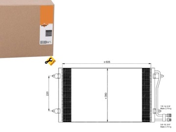 Nrf радіаторів кондиціонера volkswagen 35656 фото №1