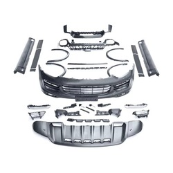 Porsche cayenne бампер + набір gts dokladek 2015-2017 led світла gts фото №1