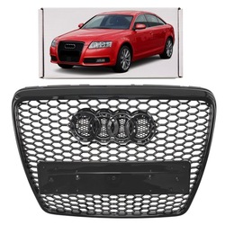 Audi a6 c6 4f 2008-2011 решётка радиатор решётка радиатора стайлинг na rs6 чёрный фото №1