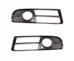 Комплект заглушка ґрати заглушки протитуманні фари audi a4 b7 фото №1