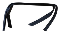 Прокладка скла двері праві зад ford fiesta mk6 фото №1