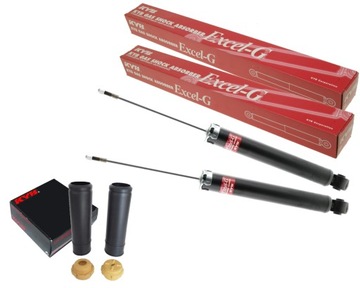 Kyb 2x амортизатори + захисні накладки i відбійники opel insignia a зад фото №1