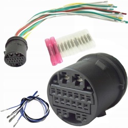 Opel astra h iii набор ремонтный дверь зад l/p жгут штекер з проводами фото №1