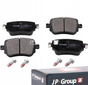 Jp group 1163708710 набор тормозные колодки тормозных, тормоза дисковые фото №1