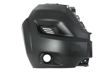 Кутник бампера перед праві темно-сірий jumper ducato peugeot boxer 2014- фото №1