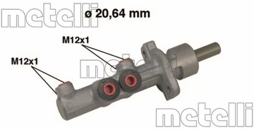 Насос тормозная metelli 05-0493 фото №1