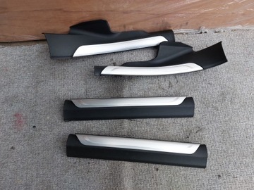 Планки накладки пороговые bmw g11 21r фото №1