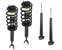 Комплект 4x амортизатори пружини подушки p+t audi a6 c6 фото №1