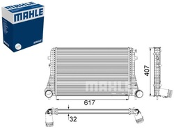 Интеркулер радиаторов воздуха впускной seat alhambra vw cc b7 фото №1