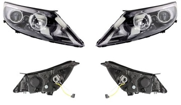 Фара лампа kia sportage 10-15 l+p tyc фото №1