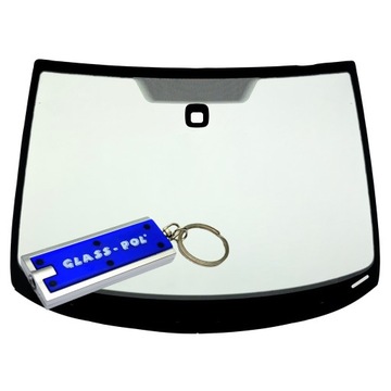 Скло лобове передня skoda octavia ii 2004-2013 датчик зелена нова фото №1