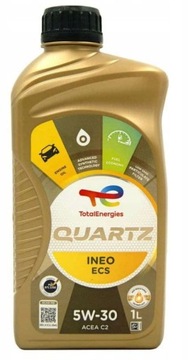 Total quartz ineo ecs 5w30 1l c2, psa b71 2290 dpf/fap ol to ineo 1l фото №1