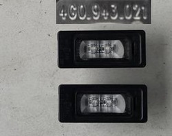 Лампа освітлення led номерного знака audi q5 4g0943021 фото №1