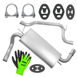 Набір tłumików ford focus 3 iii mk3 11-16 2.0 tdci хетчбек хром фото №1