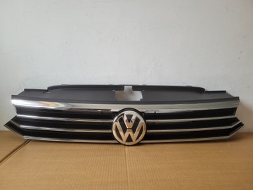 Решітка радіатора решітка логотип емблема vw passat b8 3g0853653d 3g0853651h 3g0853601a фото №1