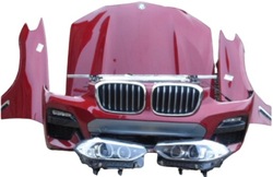 Bmw x4 g02 м-пакет перед капот бампер крыло led фото №1