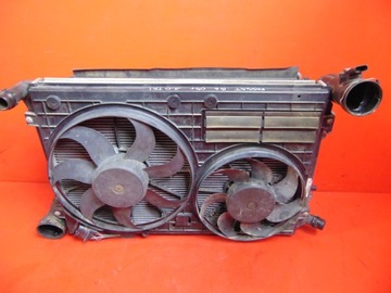 Vw passat b6 3c 2.0 tdi радіаторів води кондиціонера інтеркулер вентилятор фото №1