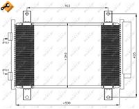 Nrf радіаторів кондиціонера citroen jumper 01- фото №1