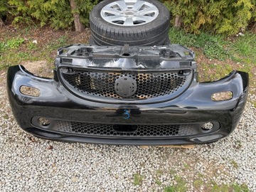 Smart forfour ii 2 453 бампер переднє перед решітка фото №1