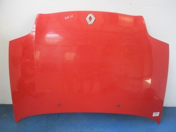 Clio ii дорестайлинг капот крышка перед красная фото №1