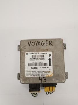 Модуль блок керування датчик подушка безпеки chrysler voyager 0285001093 фото №1