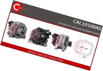 Генератор 12v 150a - casco cal10100as фото №1