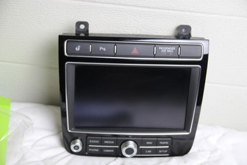 Радио дисплей экран навигация навигация монитор vw touareg ii 7p6919603j фото №1