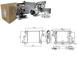 Nissens интеркулер nissan x-trail 2.2 di 4x4 t30 фото №1