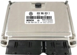 Комп'ютер ecu sharan 1.9 tdi 038906019j 0281010216 імобілайзер off фото №1