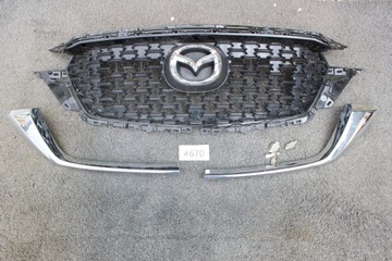 Mazda cx5 cx-5 ii 2 рестайлінг решітка решітка радіатора решітка радіатора , хром правий i лівий, знак фото №1