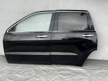 Jeep grand cherokee wk2 рестайлинг дверь левая передние задние чёрные комплект фото №1