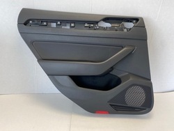 Vw arteon обивка боковина дверь левый зад 3g8.867.211 b huh кожа чёрная фото №1