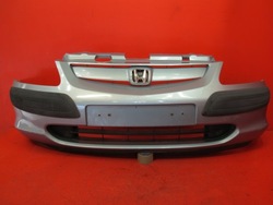 Honda civic 7 vii eu7 hb 01-04 бампер перед переднее решётка решётка радиатора g502m фото №1