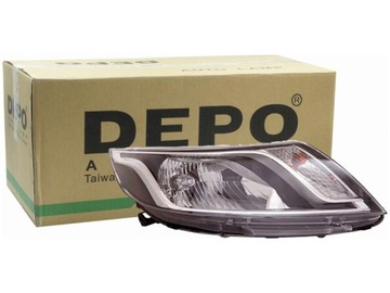 Лампа фара правый depo 123-1103rmld-em фото №1