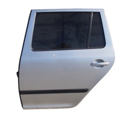 Дверь левая зад задние комплектные skoda octavia ii универсал серебряный 9102 04-12r фото №1