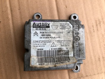 Датчик модуль подушка безопасности peugeot partner i 03-08 1.6 603602500 фото №1