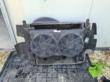 Радіатор вентилятори mercedes ml w163 3.2b фото №1